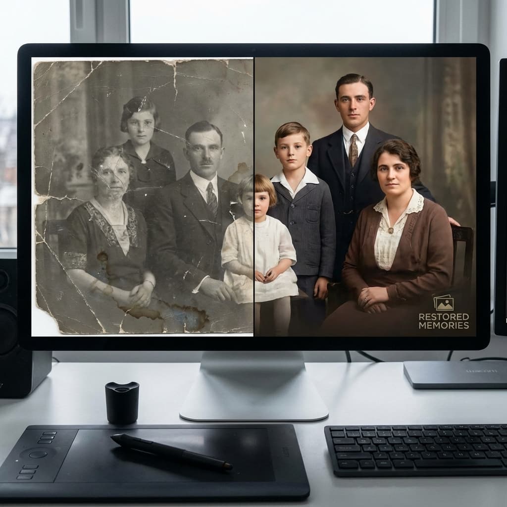 Відновлення та анімація фотоархівів: сервіс для українців у Європі